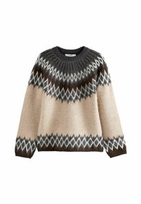 Next Striktrøje - brown