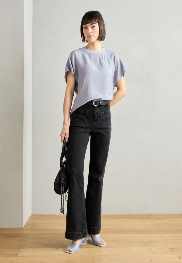 STYLE SHORT SLEEVE CREW NECK WITH TAPE SOLID - Basic T-shirt - nordic sea3