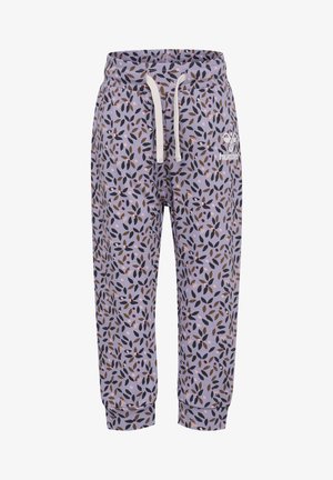 HMLELVINA AOP  - Tracksuit bottoms - wisteria