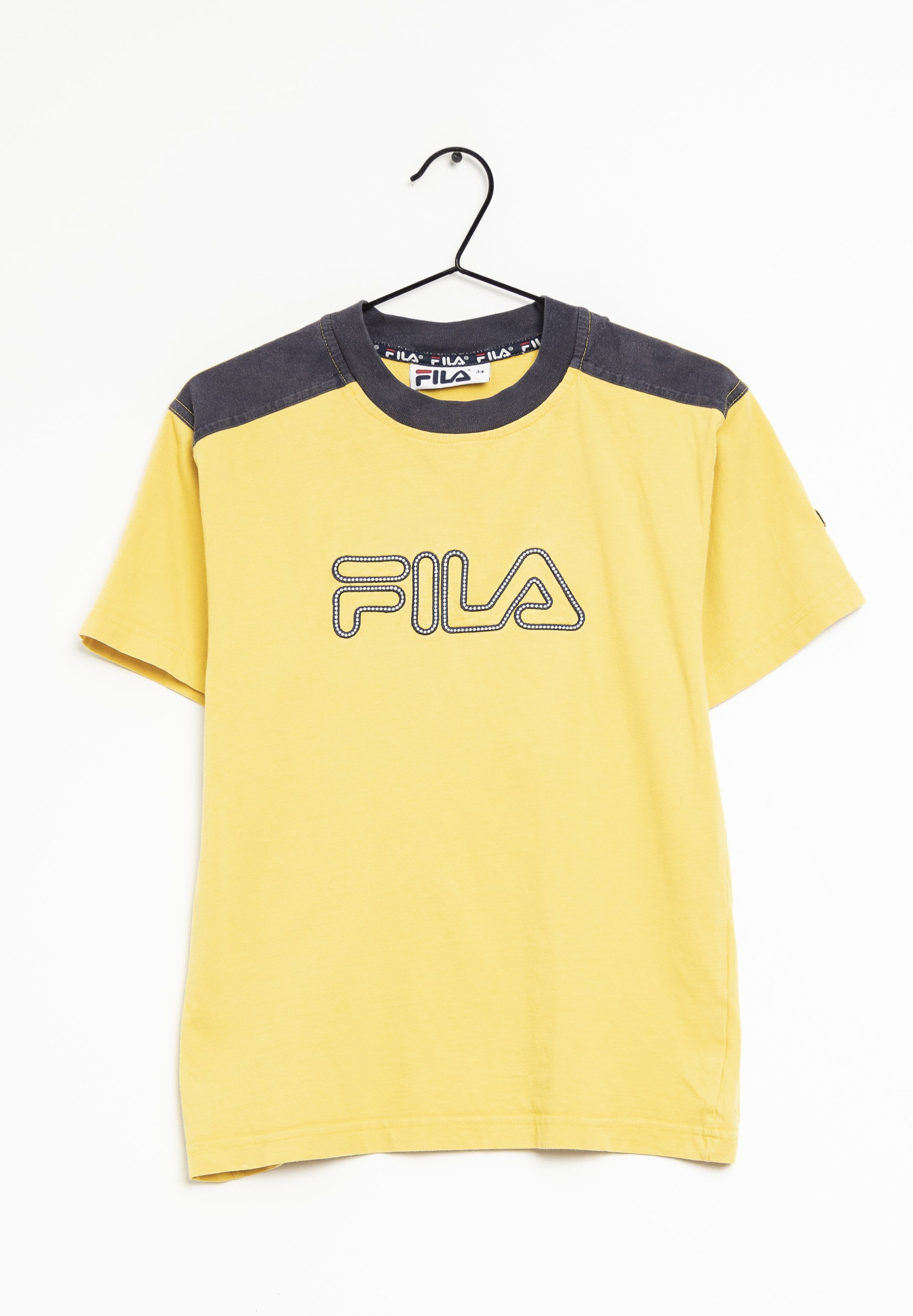 Fila Print T-shirt yellow (Pre-owned)