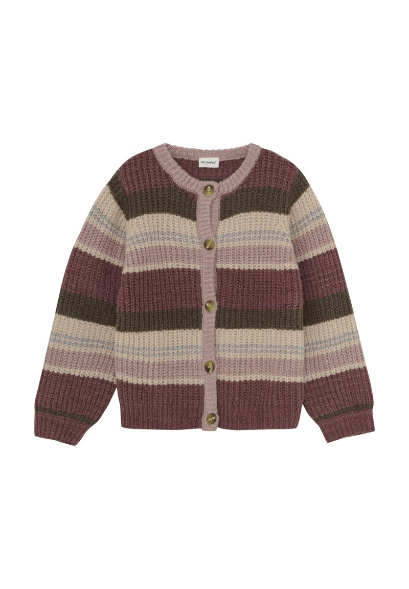Minymo Strickjacke - woodrose