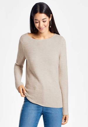 Jumper - sand melange