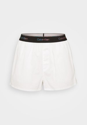 Calvin Klein Underwear LOGO PRIDE SHORT - Pyjama bottoms - classic white