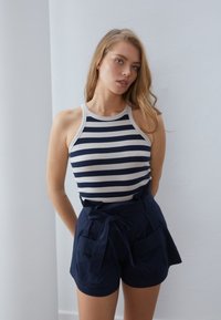 Anna Field 2 PACK - Topp - beige/dark blue
