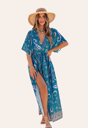 Vestido largo - teal