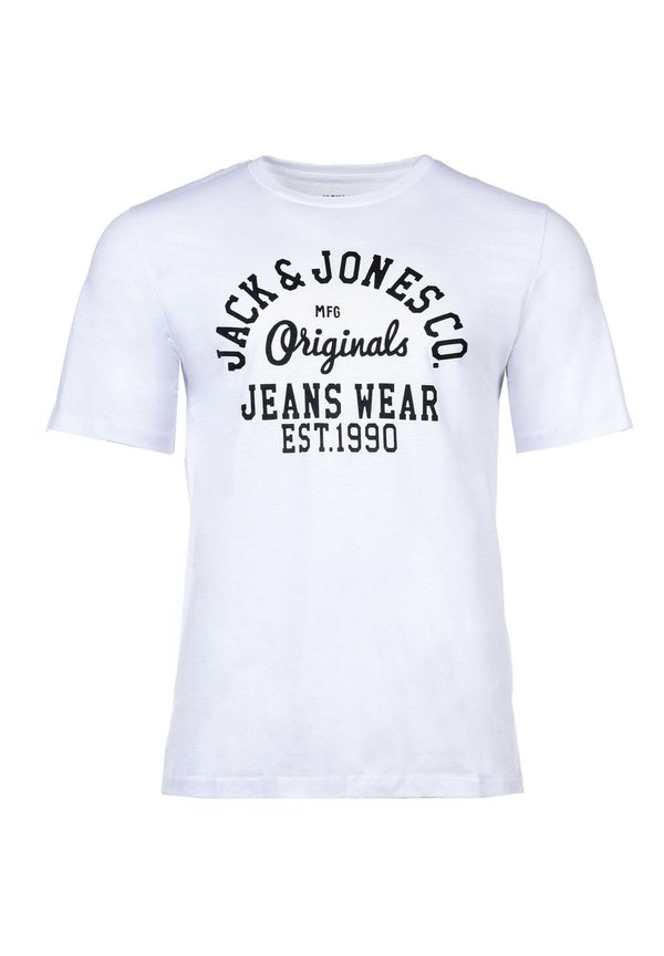 5ER PACK LEOGRA CREW NECK KURZARM RUNDHALS 
 LOGO  - Print T-shirt - weiß schwarz4