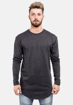 Pikkade varrukatega topp - charcoal