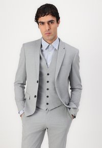 Isaac Dewhirst THE FASHION NOTCH SUIT SLIM - Κοστούμι - grey