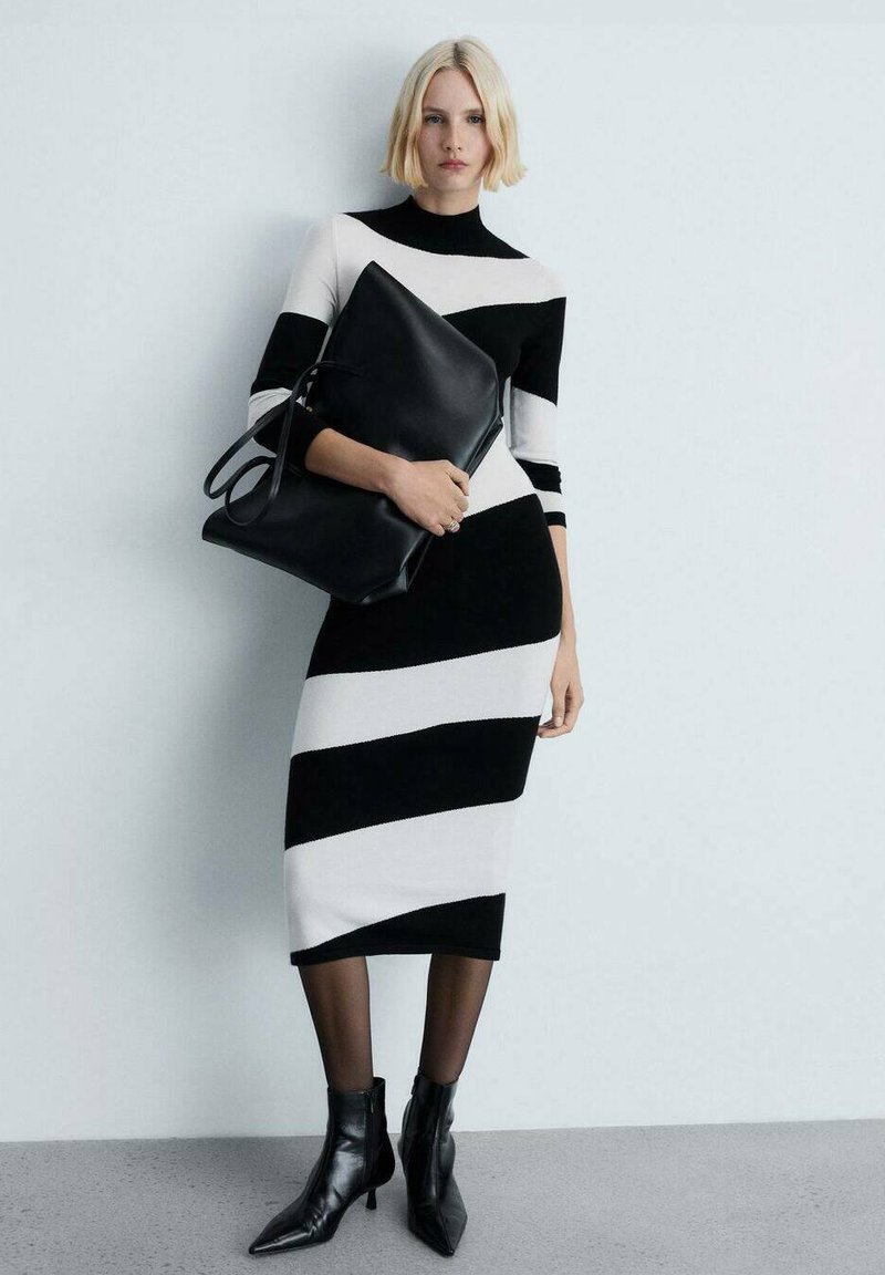 Mango Fodralklänning - black