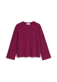 MARYNA FINE STRIPE - Langarmshirt - cherry juice cranberry juice