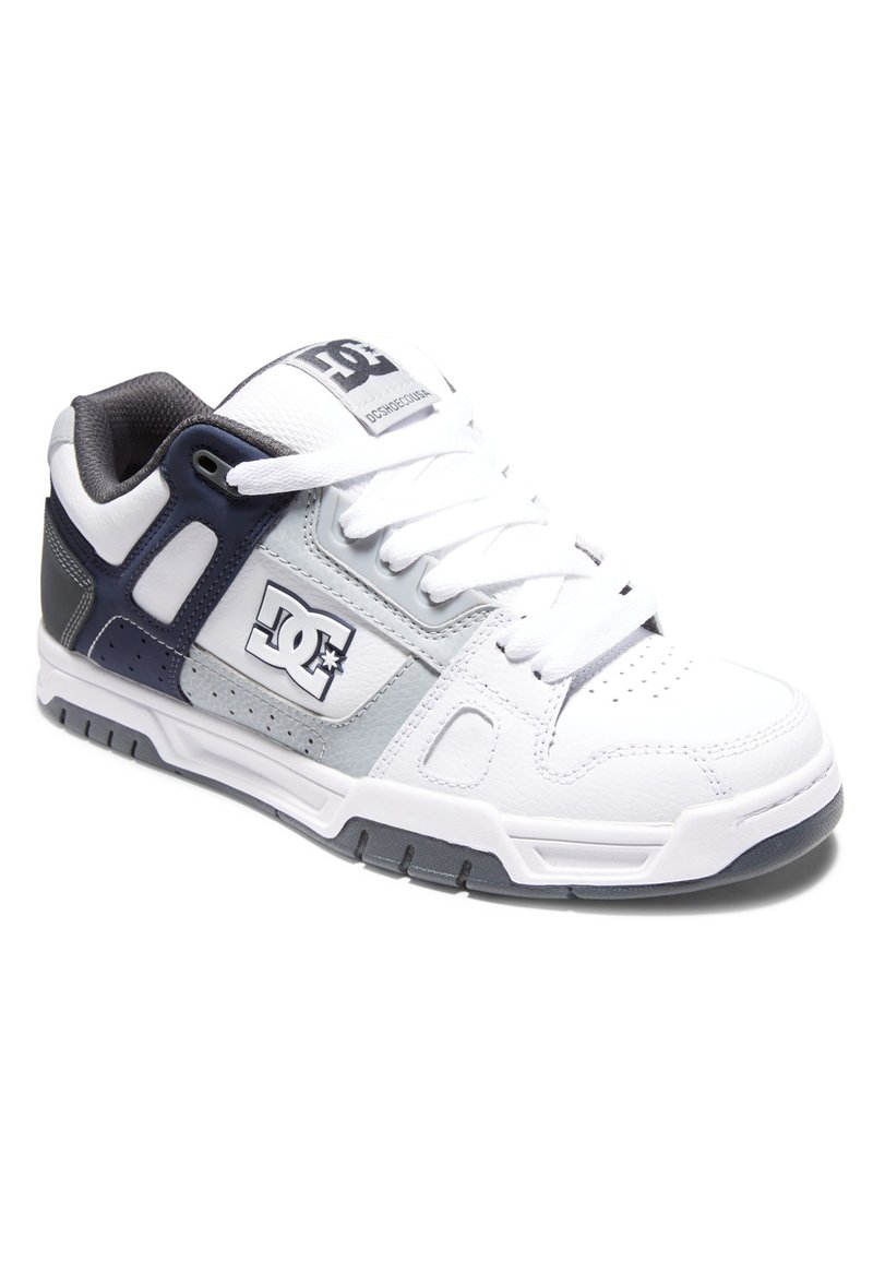 Damen Sneaker low | DC Shoes STAG Skateschuh white/grey/blue/weiß - VD77532 Damen Sneaker low | DC Shoes STAG Skateschuh white/grey/blue/weiß - VD77532