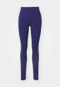 RUSH SEAMLESS - Leggings - dark slate blue melange