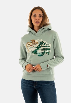 Felpa con cappuccio - vert