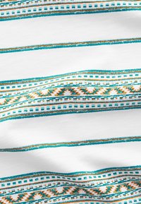 Next TEXTURED STRIPE- REGULAR FIT - T-shirt med print - white navajo