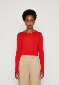 Tommy Hilfiger SOFT SWEATER - Trui - fierce red