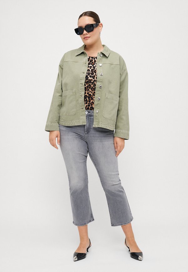 VMCJAMIE SHACKET MIX - Denim jacket - laurel wreath washed3