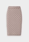 LISE SKIRT  - Jupe crayon - wet sand/cream
