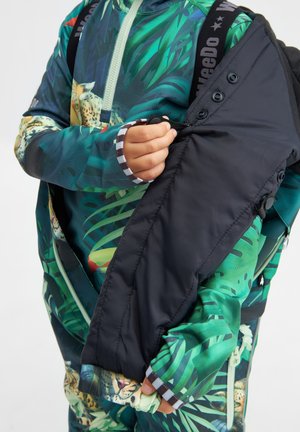 COSMO - Combinaison de ski - jungle print mint