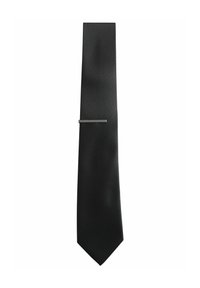 WIDE TEXTURED - Tie - black