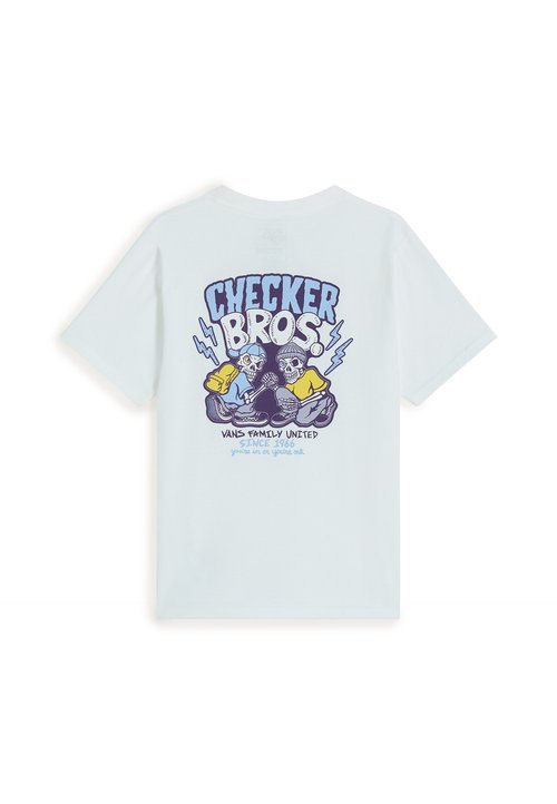 Vans CHECKER BROS. - Print T-shirt - white — foto 2