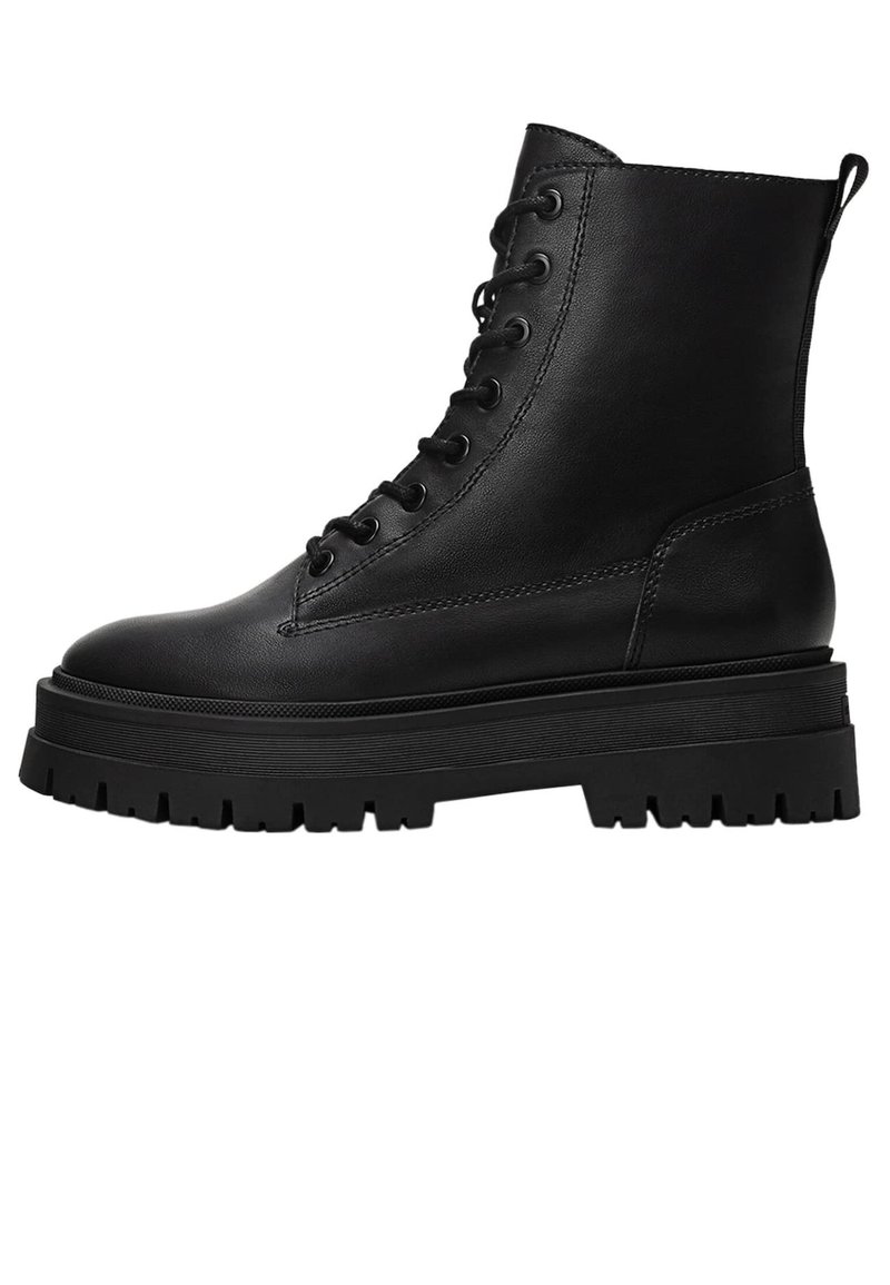 Stradivarius Veterboots zwart