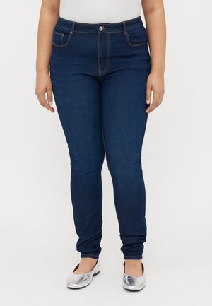 CARCRUZ - Kitsa lõikega teksad - dark blue denim