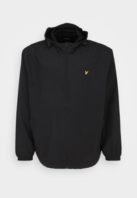 Lyle & Scott - ZIP THROUGH HOODED JACKET - Kevyt takki - jet black Pienoiskuva 1