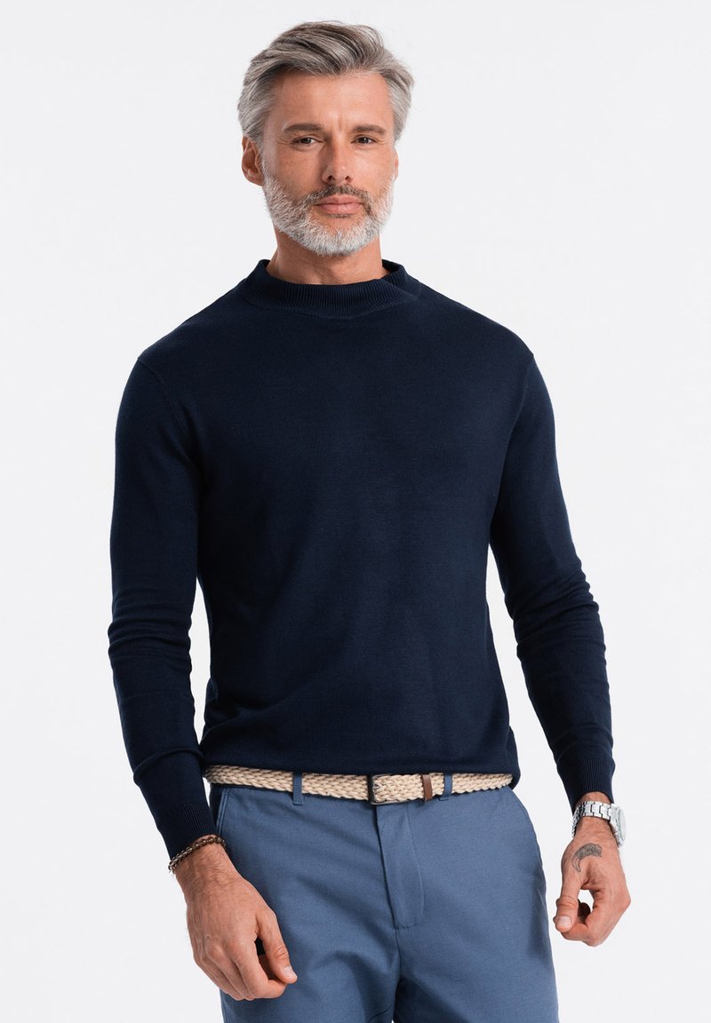 Ombre Strickpullover - navy