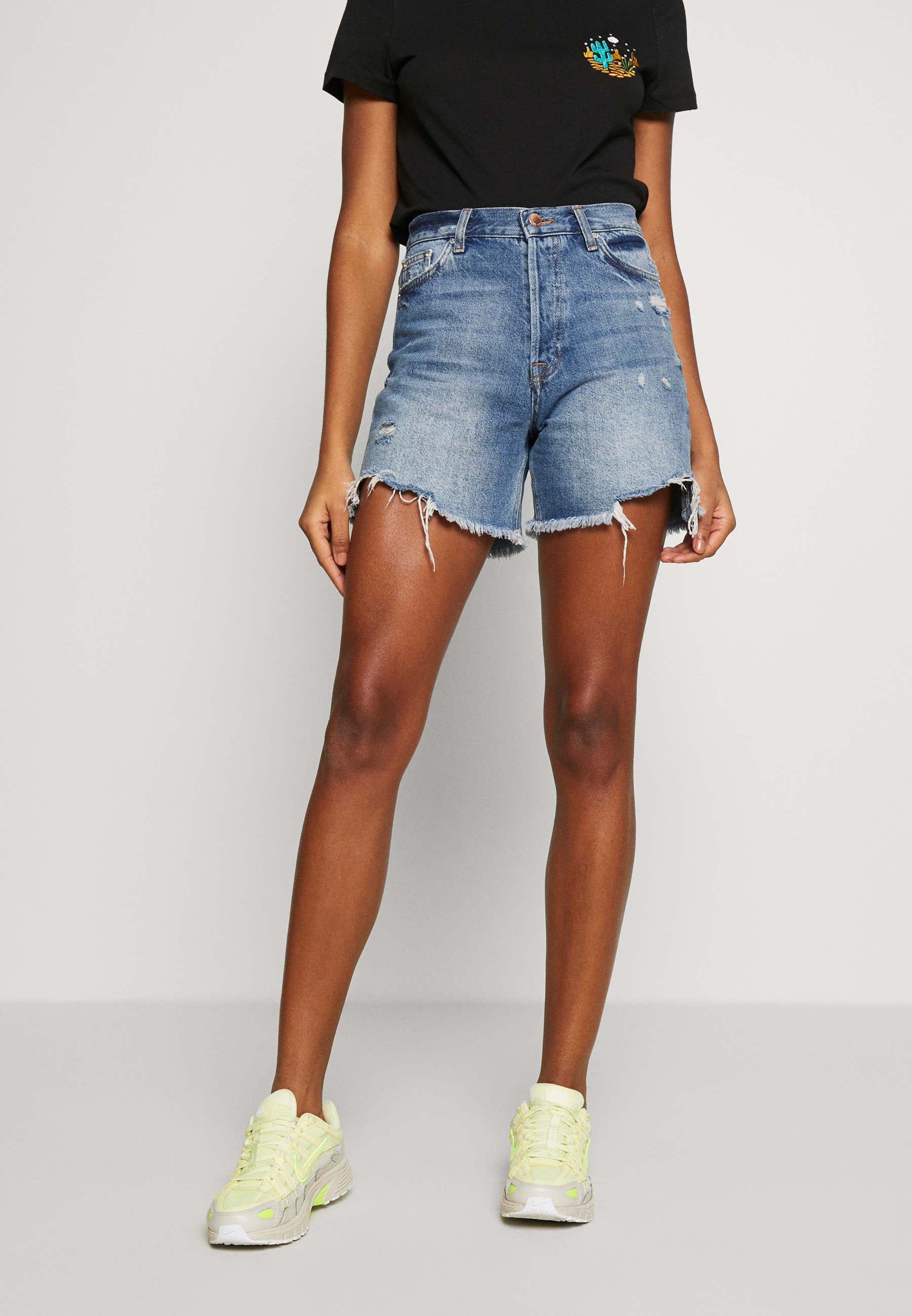 miss selfridge denim shorts
