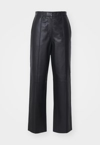 SLFANNEMAI PANT - Nahkpüksid - black