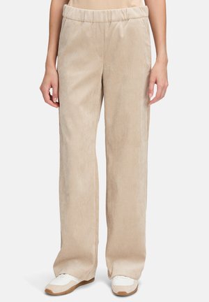 MIT EINGRIFFTASCHEN - Pantalon classique - beige