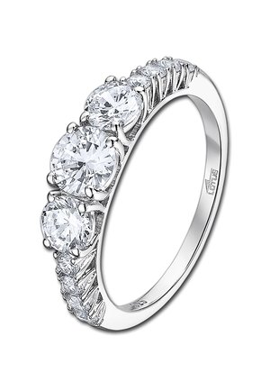Lotus Silver Bague - silberfarben weiß