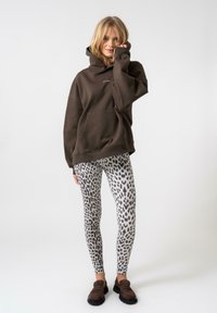 OH APRIL Mikina s kapucňou - deep brown