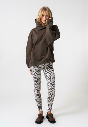 Mikina s kapucňou - deep brown