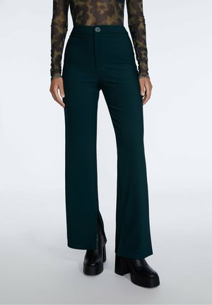 Pantalon classique - mottled green