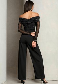 Lipsy PETITE FIT  BARDOT - Kezeslábas - black