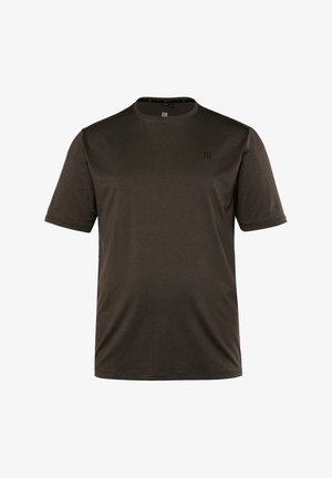 JP1880, TECHNICAL FITNESS SHORT SLEEVE QUICKDRY - T-Shirt basic - hazelnut