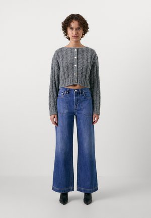 GAP X CULT GAIA CROP CARDI - Cardigan - grey heather