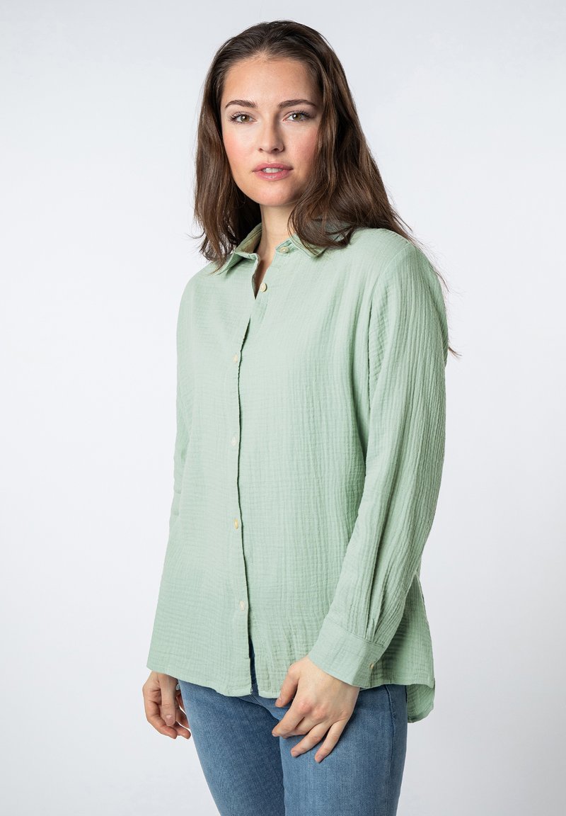 Sublevel Button-down blouse - light green