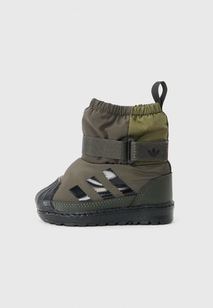 SUPERSTAR 360 UNISEX - Zimné čižmy - shadow olive/core black/focus olive