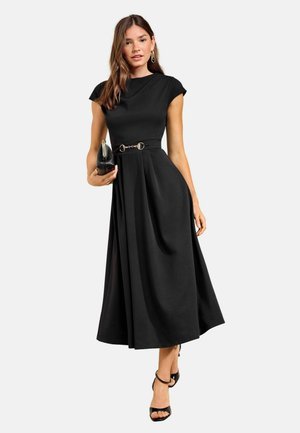 Friends Like These, HARDWARE DETAIL WORKWEAR MIDI DRESS - Freizeitkleid - black