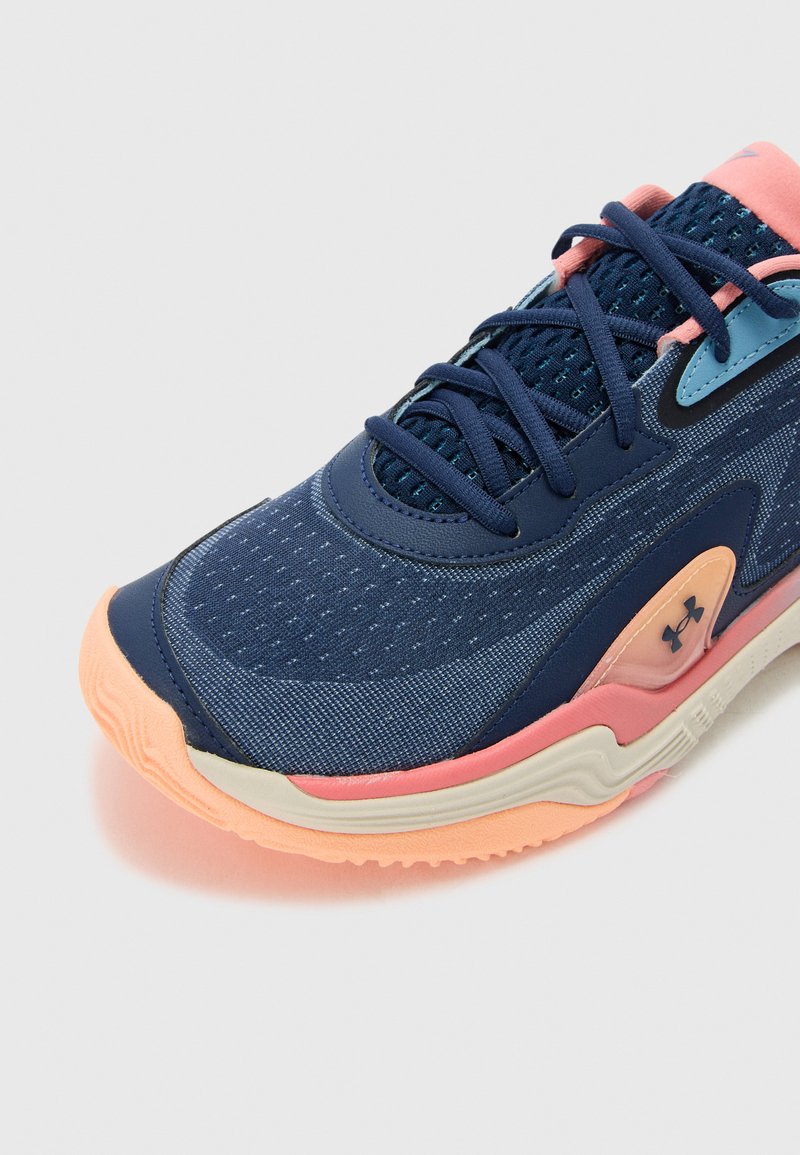 Under Armour SPAWN - Basketball shoes - blue calm/sun kiss  display picture 1