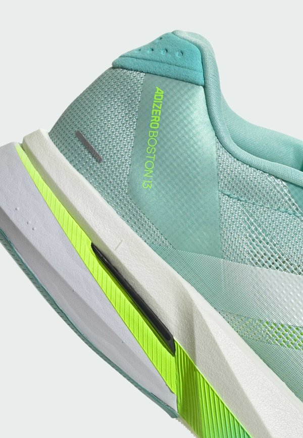 ADIZERO BOSTON 13 - Road running shoes - semi flash aqua  metalic   lucid lemon4