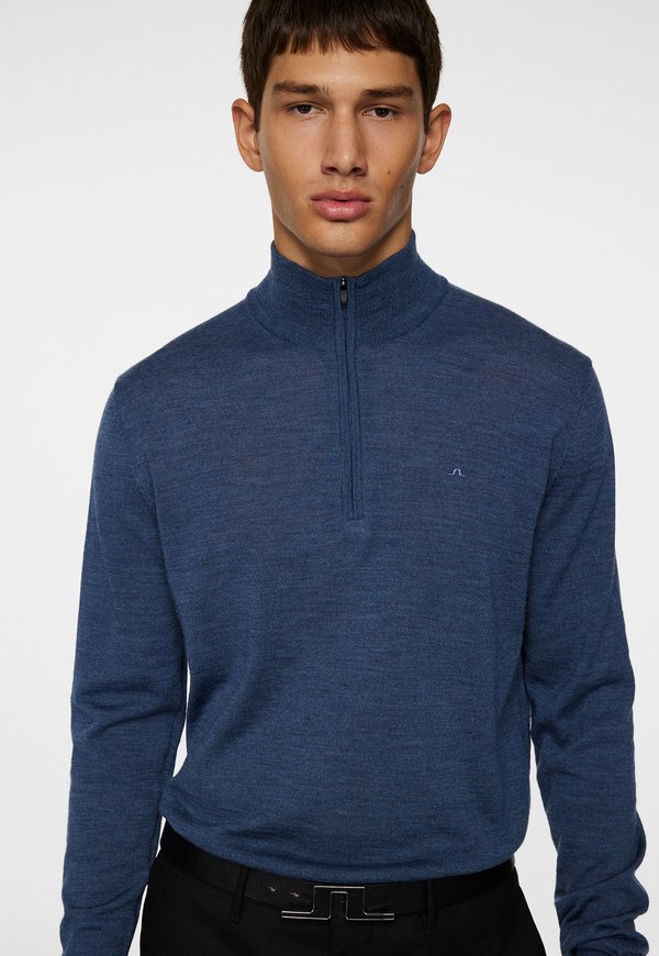 KIYAN LIGHT QUARTER ZIP - Jumper - key largo melange4