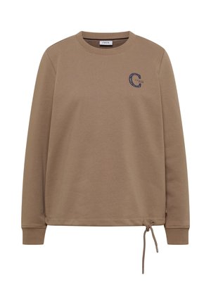 Cecil, ROUND-NECK SWEATSHIRT WITH DRAWSTRING - Sweatshirt - natural taupe