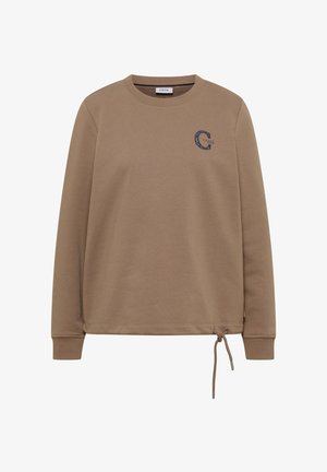 Cecil, ROUND-NECK SWEATSHIRT WITH DRAWSTRING - Sweatshirt - natural taupe