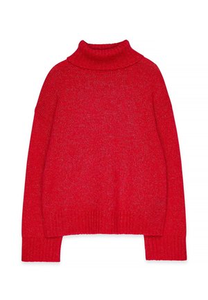 TURTLE NECK - Svetrík - red