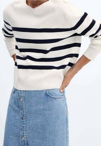 Mango Strickpullover - royal blue