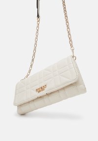 Guess ASSIA CROSSBODY FLAP ORGANIZER - Skuldertasker - stone