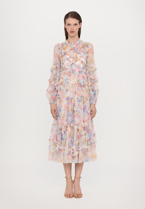 MARIANNES DIAMOND RUFFLE BALLERINA DRESS - Occasion wear - moonshine